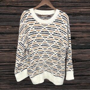 Chic Patterned Women's Sweater